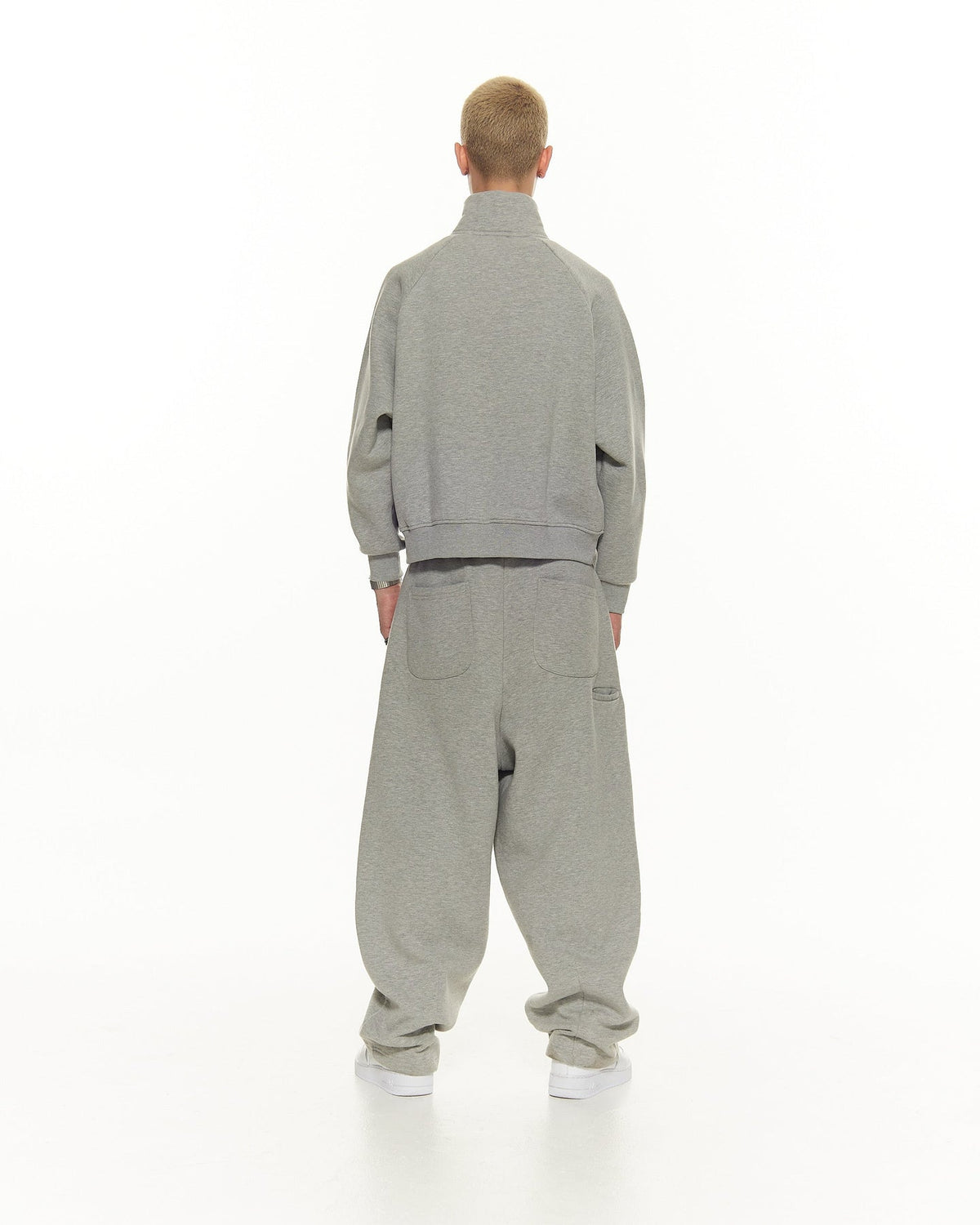 COZY TRACK JACKET – GRAY