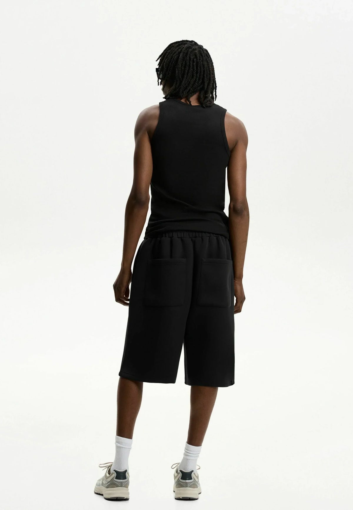 Black jogging shorts